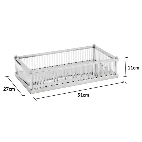 Silver Hertford Rectangle Tray