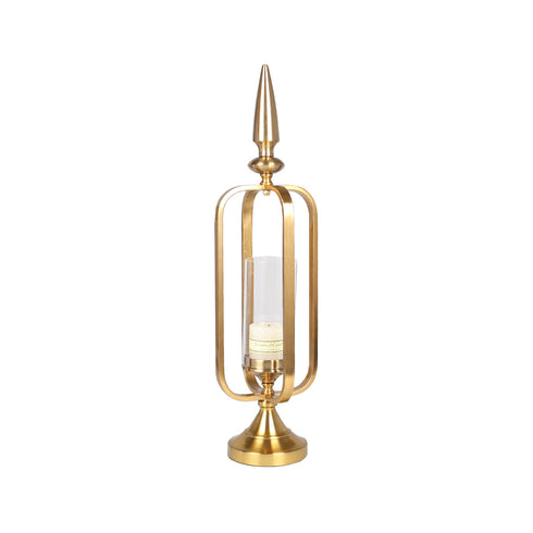 Gold Sphere Candle Holder