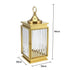 Gold Glass Lantern