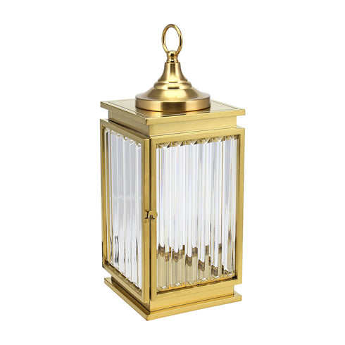 Gold Glass Lantern