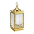 Gold Glass Lantern