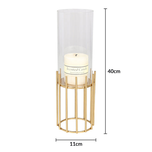 Gold Colum Stand Candle Holder
