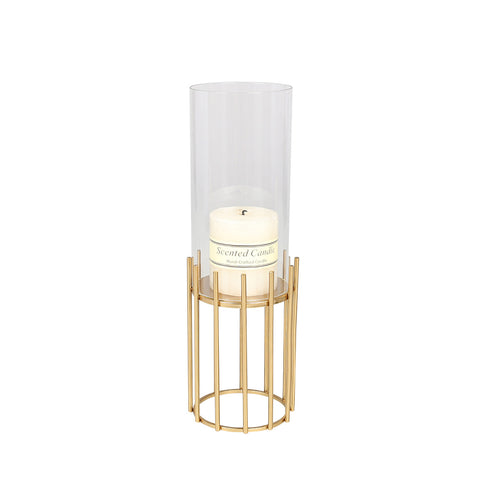 Gold Colum Stand Candle Holder