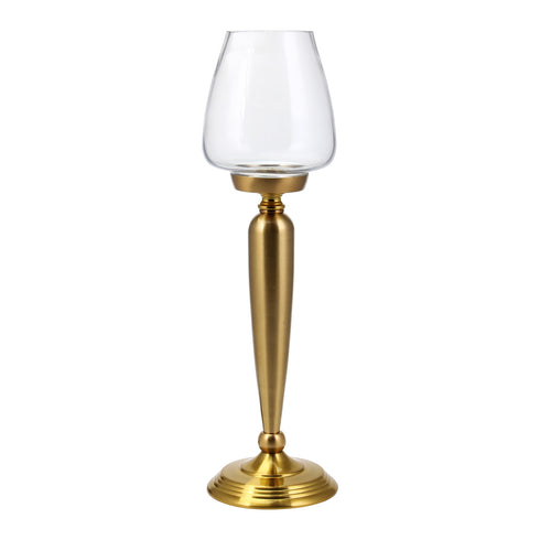 Gold Stem Candle Holder
