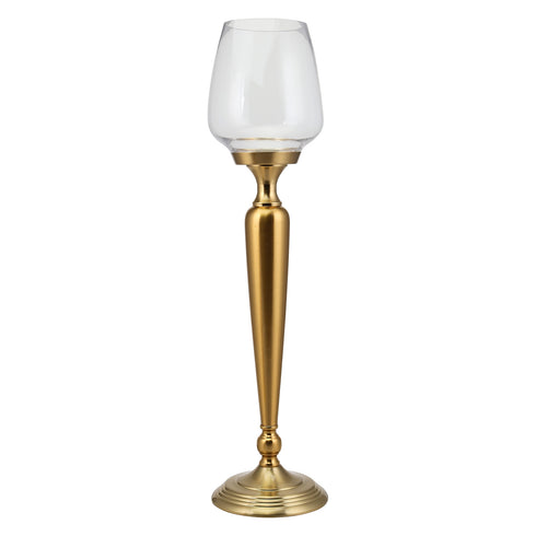 Gold Stem Candle Holder