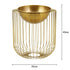 Gold Round Caged Vase