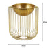 Gold Round Caged Vase