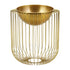 Gold Round Caged Vase