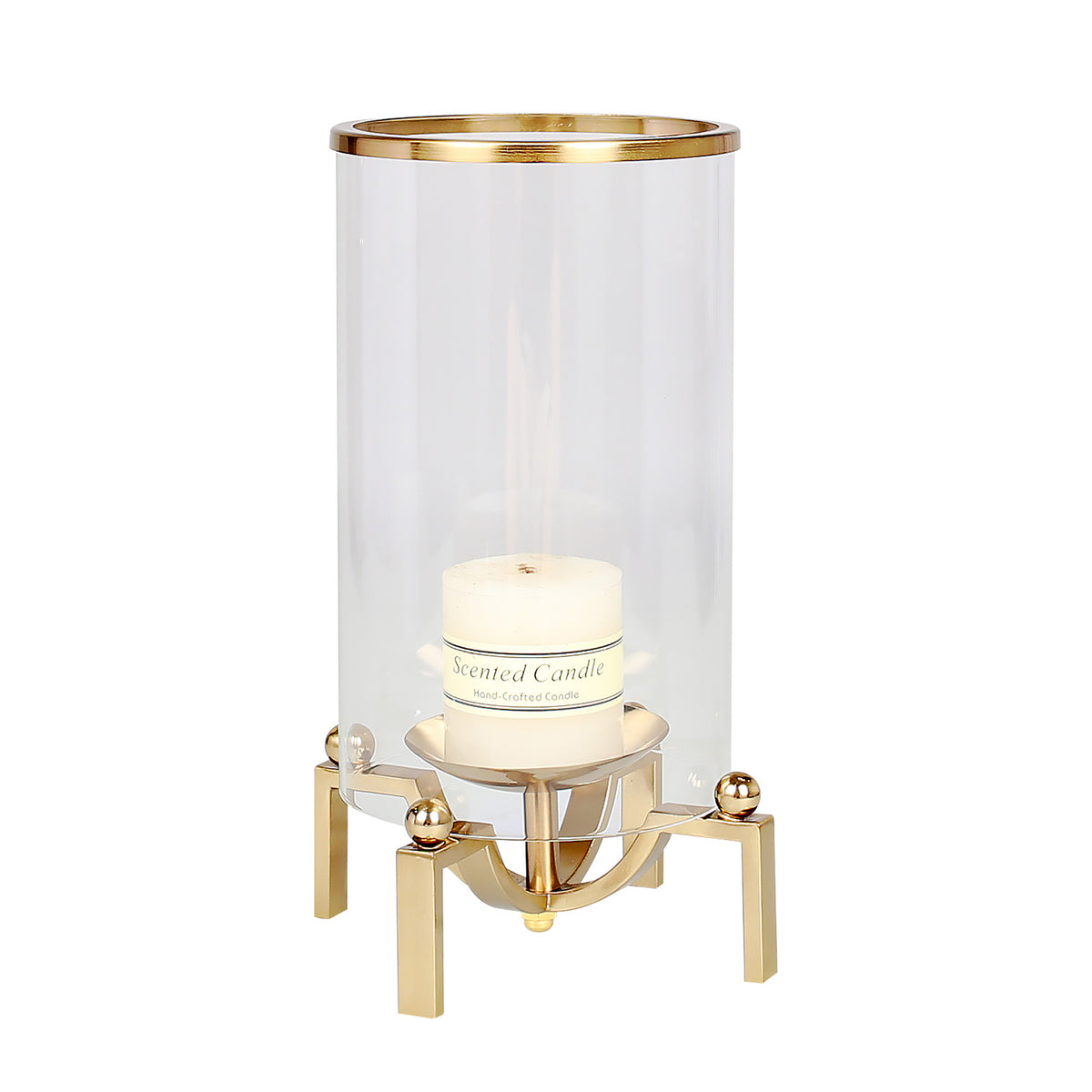 Gold Stand Candle Holder My Home Rocks