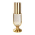 Cage Bottom Gold Vase