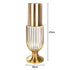 Cage Bottom Gold Vase