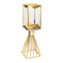 Square Candle Holder - Gold