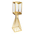 Square Candle Holder - Gold
