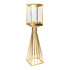 Square Candle Holder - Gold