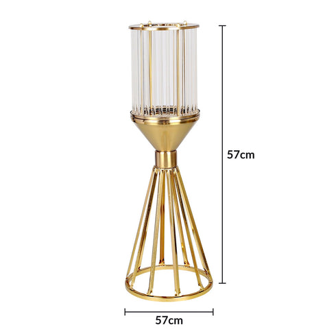 Hexagon Candle Holder - Gold