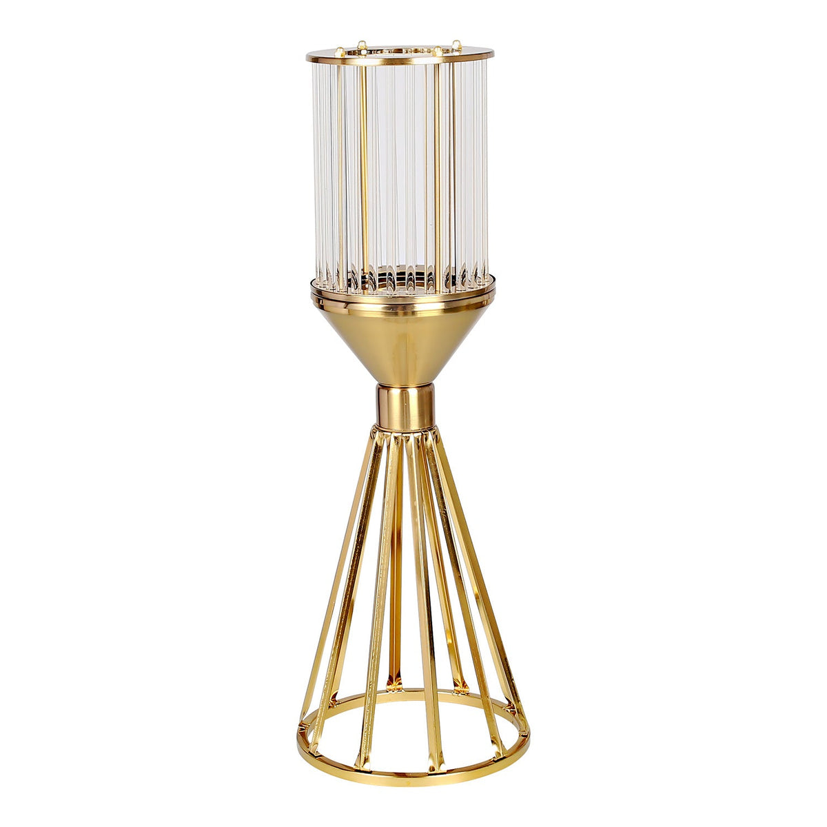 Hexagon Candle Holder Gold My Home Rocks