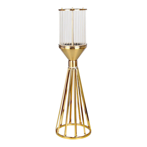 Hexagon Candle Holder - Gold