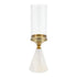 Marble Base Candle Holder - Gold