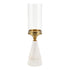 Marble Base Candle Holder - Gold