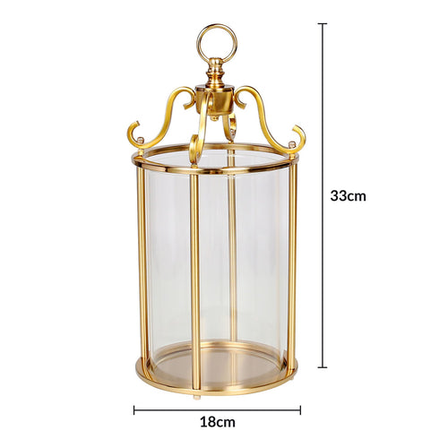 Vintage Candle Holder - Gold