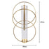 3 Ring Wall Candle Holder - Gold