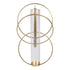 3 Ring Wall Candle Holder - Gold