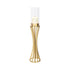 Pillar Candle Holder - Gold