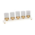 Marble Candle Holder - Gold