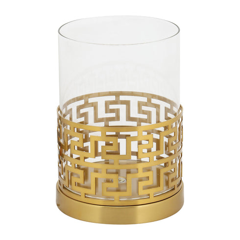 Greek Candle Holder - Gold