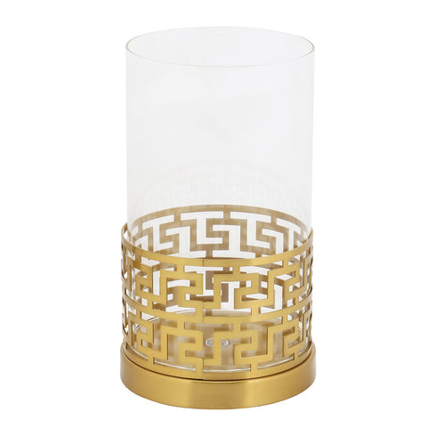 Greek Candle Holder - Gold