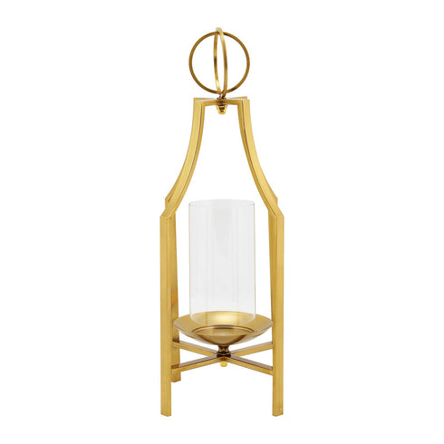 Cross Stand Candle Holder - Gold