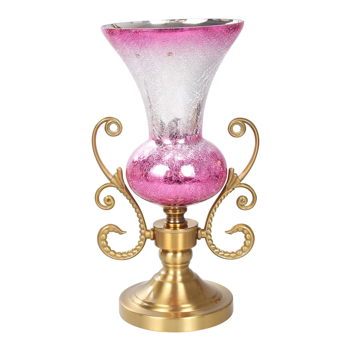 Gold Crackle Vase My Home Rocks