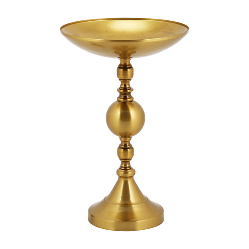 Gold Pillar Dish Stand