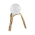 Gold Loop Crystal Ball Stand