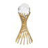 Gold Spiral Crystal Ball Stand