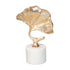 Gold Ginko Leaf Marble Stand