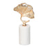 Gold Ginko Leaf Marble Stand