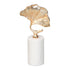 Gold Ginko Leaf Marble Stand
