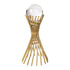 Gold Spiral Crystal Ball Stand