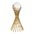 Gold Spiral Crystal Ball Stand