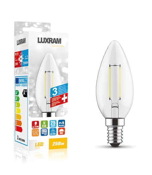 LED Candle E14 Warm White Bulb