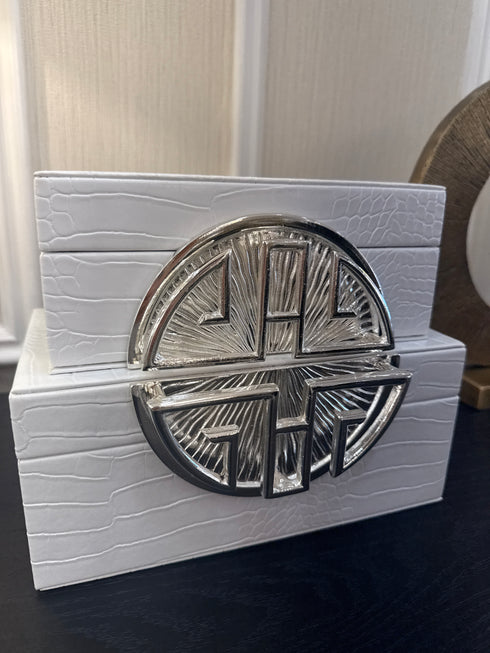 White Object Box - Silver