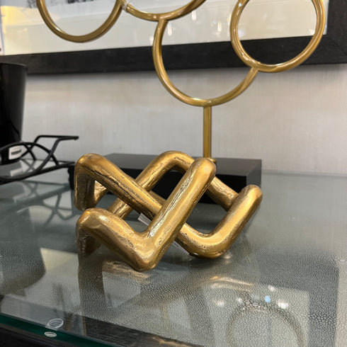 Lacora Textured Gold Sculpture