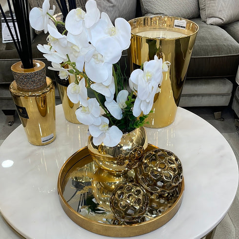 Golden Bird & Clouds Tray