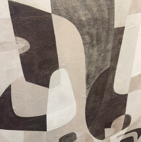Monochrome Textured Canvas