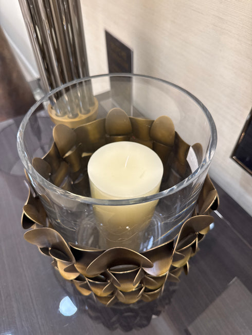 Spencer Brass Candle Holder