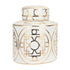 Rome Gold & White Jar