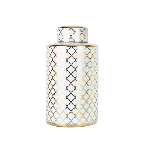 Baroque Gold Jar