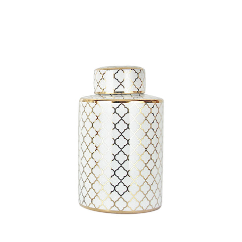 Baroque Gold Jar