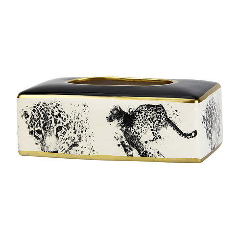 Leopard Tissue Box